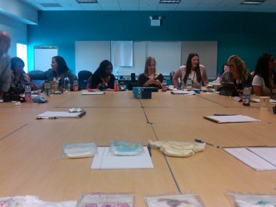 Reviewing Diapers at Pampers Blogger Day